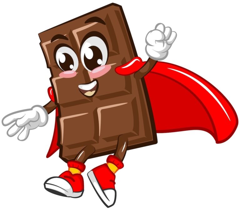 superhero-chocolate-bar-with-cape-cartoon