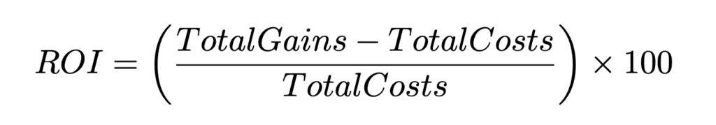 erp roi calculator formulat