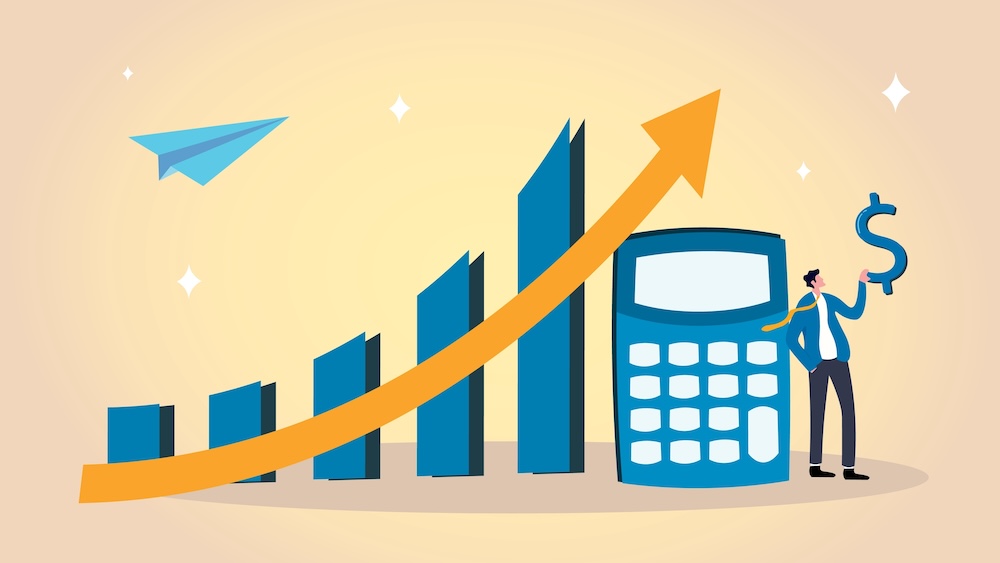 erp roi calculator growth illustration