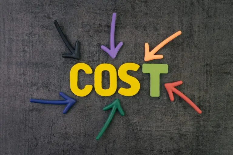 cost with arrows graphic representing erp tco total cost of ownership