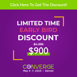 CONVERGE 2025 Early Bird Discount