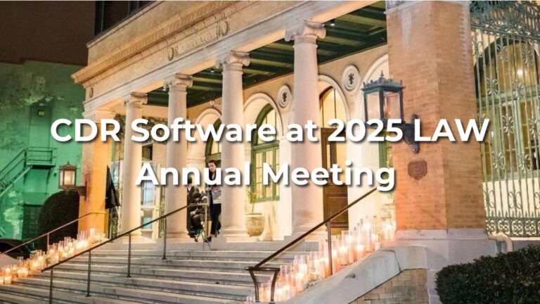 cdr software 2025 law annual meeting graphic