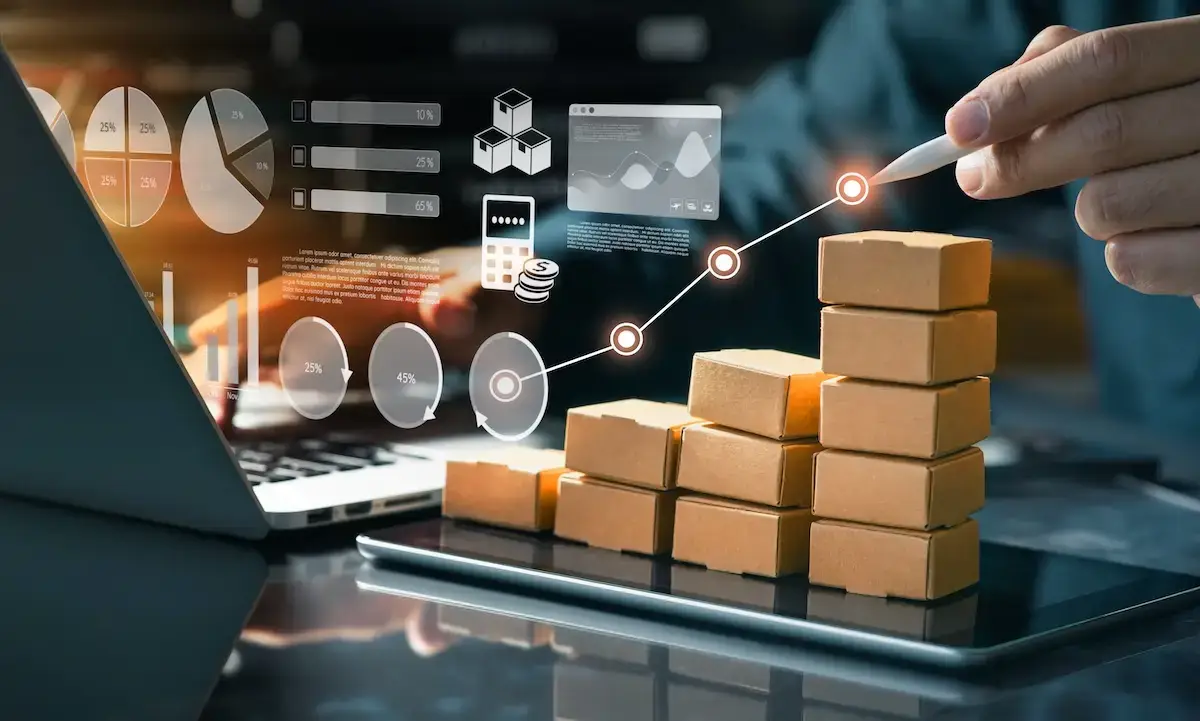data analytics in wholesale distribution graphic