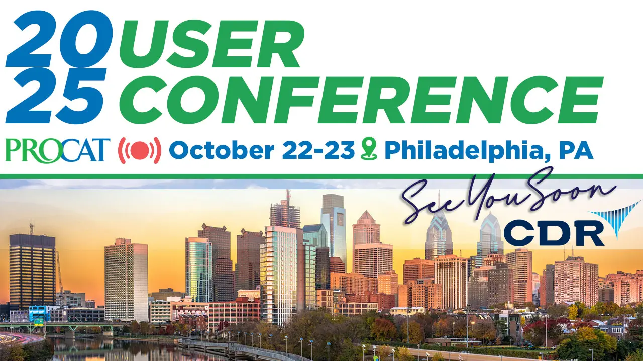 procat user conference october 2025 banner