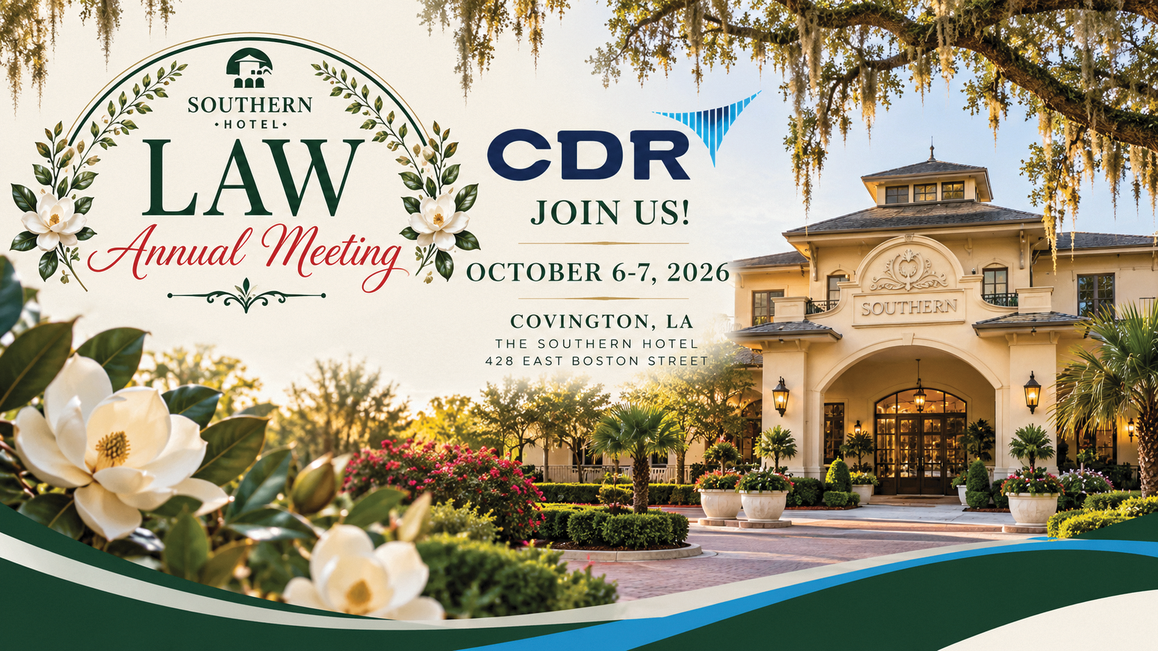 CDR Software attending the 2026 Louisiana Association of Wholesalers Annual Meeting, October 6–7 at the Southern Hotel in Covington, Louisiana.